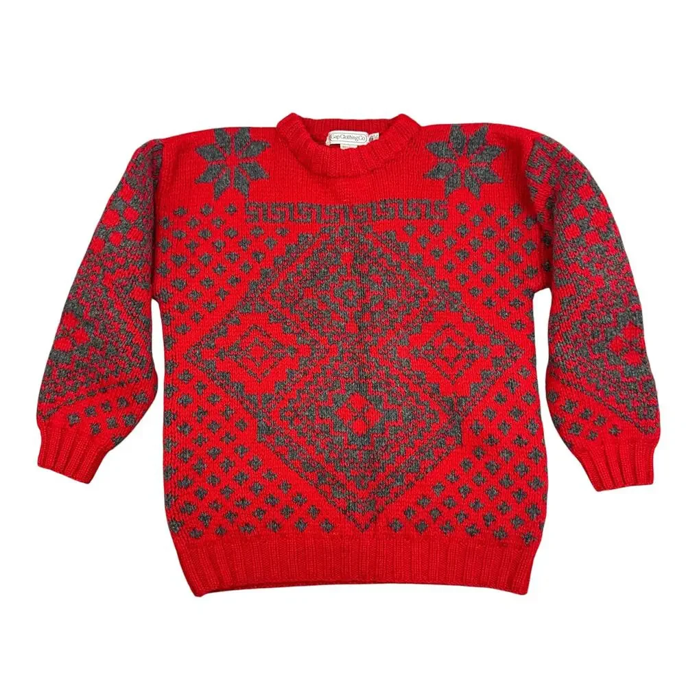 VTG GAP Hand Knit Wool Sweater